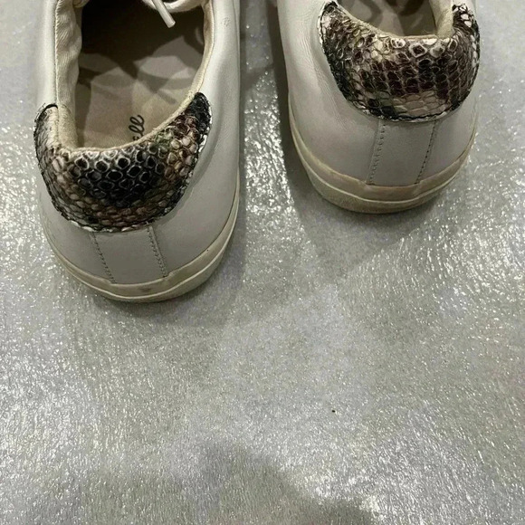 [W9M/M7M]Madewell Sidewalk Low-Top Sneakers in Snake  Embossed Leather - Picture 8 of 11